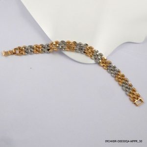 2 Color G/P Mens Bracelet