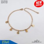 Smiley 14KGP Anklet