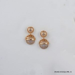 Stone Earring 18K Gold Plated