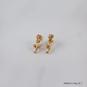 Rose Hoops 18K Gold Plated