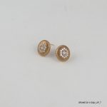 Stone Earring 18K Gold Plated