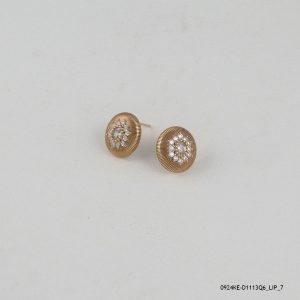 Stone Earring 18K Gold Plated