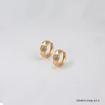 Vintage 18KGP Hoops