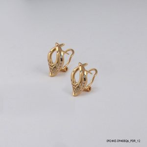 Stone Earring 18K Gold Plated