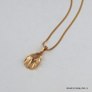 Polish Pendant 18K Gold Plated