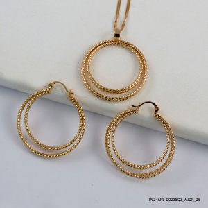 Pendant Set 18K Gold Plated