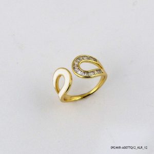 Ceramic Gold Plated Ring