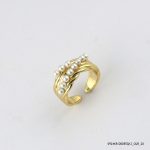 Syn Pearl Gold Plated Ring