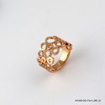 Fashion Ring Rose Gold Plated