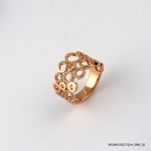 Fashion Ring Rose Gold Plated