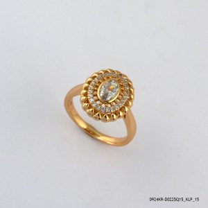 18KGP Color Stone Ring
