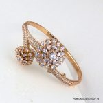 18KGP Pear Stone Bangle