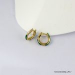 Casual Color 14KGP Hoops