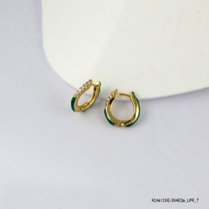 Casual Color 14KGP Hoops