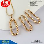 SPIRAL H/POLISH 18KGP P/SET