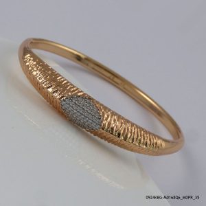 2 Color G/P Vintage Bangle
