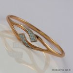 2 Color G/P Retro Bangle