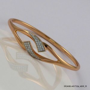2 Color G/P Retro Bangle