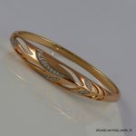 2 Color G/P Vintage Bangle
