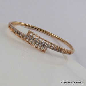 2 Color G/P Fashion Bangle