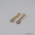 2 Color G/P Dangling Hoops