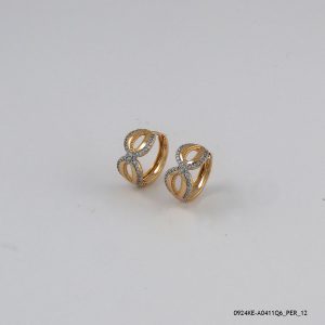 2 Color G/P Eternity Hoops