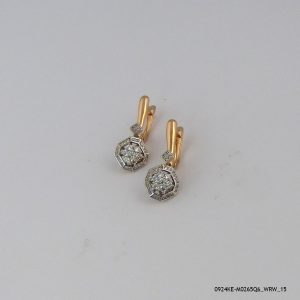 2 Color Hoops Gold Plated