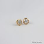 2 Color Hoops Gold Plated