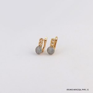 2 Color Hoops Gold Plated