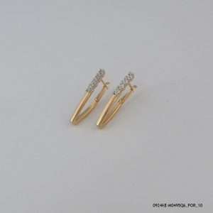 V Hoops 18K Gold Plated