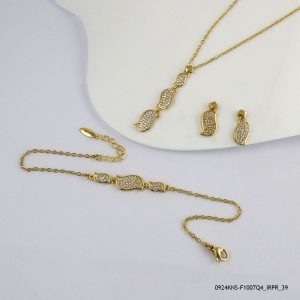 14K Gold Plate Fashion Set