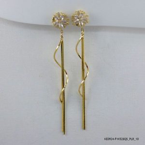 Spiral Earring 14KGP