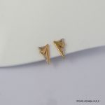 2 Color G/P Euro Earring