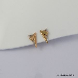 2 Color G/P Euro Earring