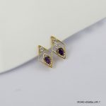 Syn Amethyst G/P Earring