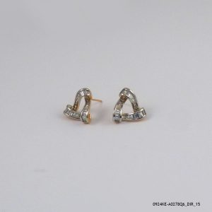 2 Color G/P Stone Hoops