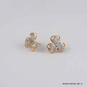 18KGP Flower Earring