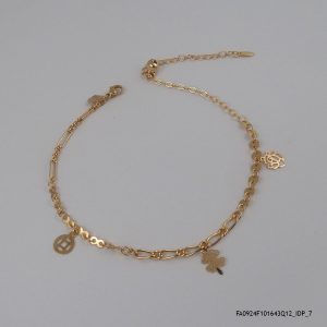 18KGP Multi Charms Anklet