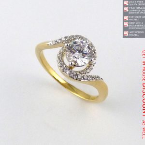 Ladies CZ Ring US5