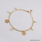 18KGP Beaded Anklet