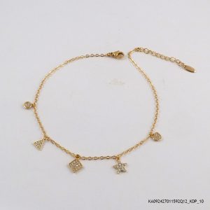 18KGP Charms Anklet