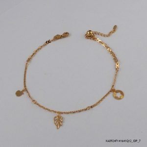 18KGP Fruit Charms Anklet
