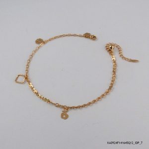 18KGP Fashion Charms Anklet
