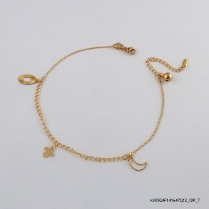 18KGP Cosmic Charms Anklet