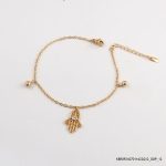 18KGP Stone Charms Bracelet