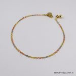 3 Color Gold Plated Bracelet