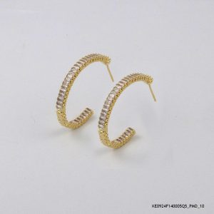 14K Gold Plated Hoops