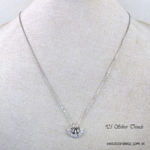Ladies Silver Fashion Necklace