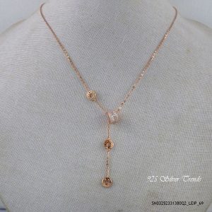 Ladies RGP Silver Necklace