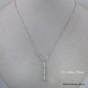 Ladies Silver Fashion Necklace